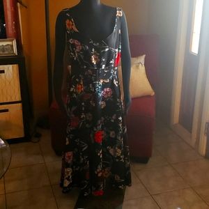 Pinup style floral dress